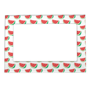 Fun Watermelon Pattern Magnetic Photo Frame