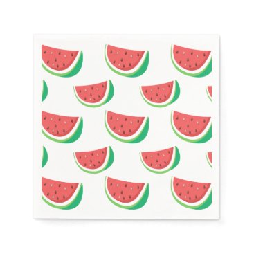 Fun Watermelon Pattern Napkins