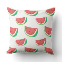 Fun Watermelon Pattern Outdoor Pillow