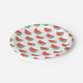 Fun Watermelon Pattern Paper Plates (Angled)