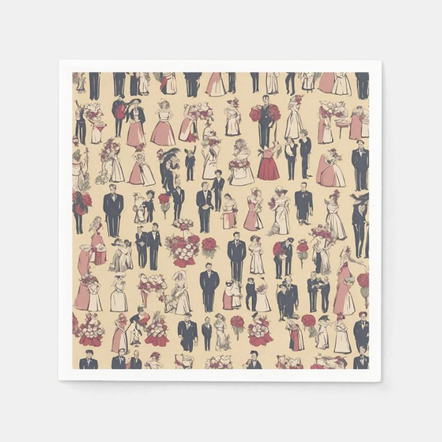 Fun wedding napkins (Front)