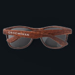 Fun Wedding Party Groomsman Tortoiseshell  Sunglasses<br><div class="desc">Fun glasses for your bachelor party</div>