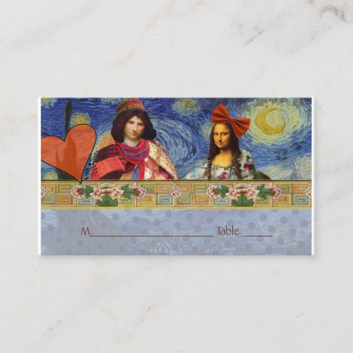 Fun Wedding Place cards Starry Night Fantastic