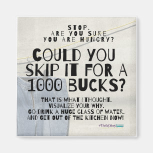 Fun Weight Loss Diet Magnet