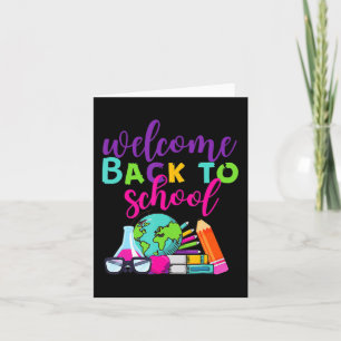 Fun Welcome Back To School  Card