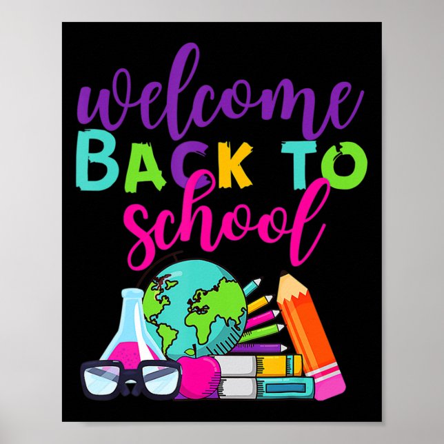 Fun Welcome Back To School  Poster (Front)