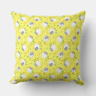 Fun Welsh Sheep, Wales Forever, Pillow or Cushion