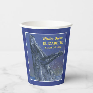 Fun Whale Graduation Party Cup