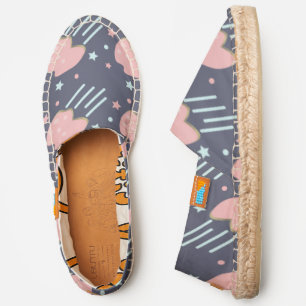 Fun Whimiscal Asteroid Space Espadrilles