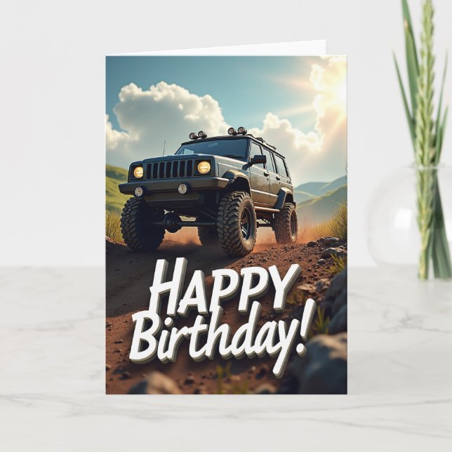 Fun Whimsical Birthday Card (Front)