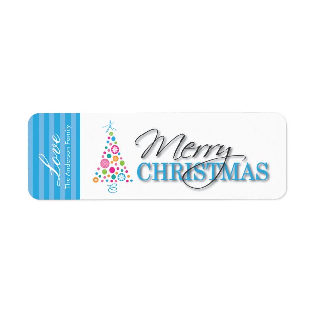 Fun Whimsical Christmas Stickers (Front)