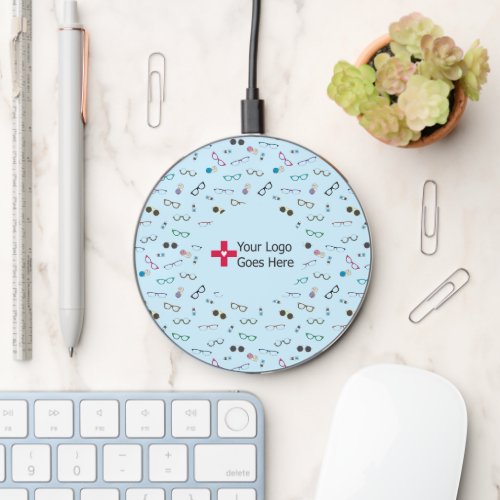 Fun Whimsical Glasses and Contact Lenses Wireless Charger