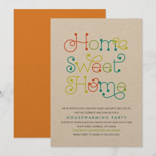 Fun &amp; Whimsical Housewarming Party Invitation