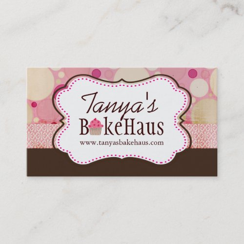 Fun Whimsical Macarons Business Cards