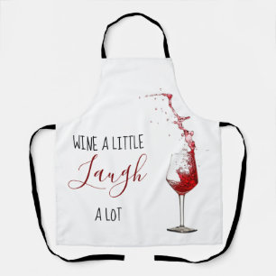 Fun Wine A Little Laugh Alot Apron