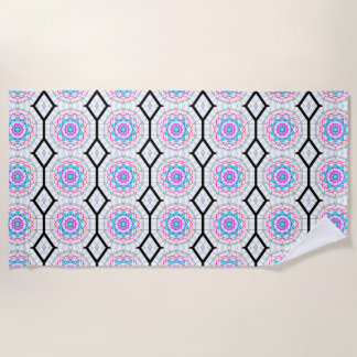 Fun with kaleidoscopes beach towel