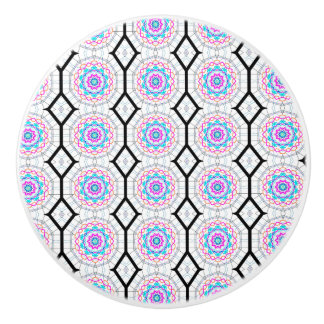 Fun with kaleidoscopes ceramic knob