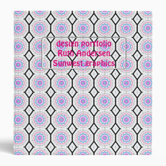 Fun with kaleidoscopes designer portfolio binder