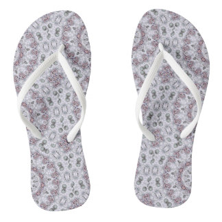 Fun with lavender flip flops