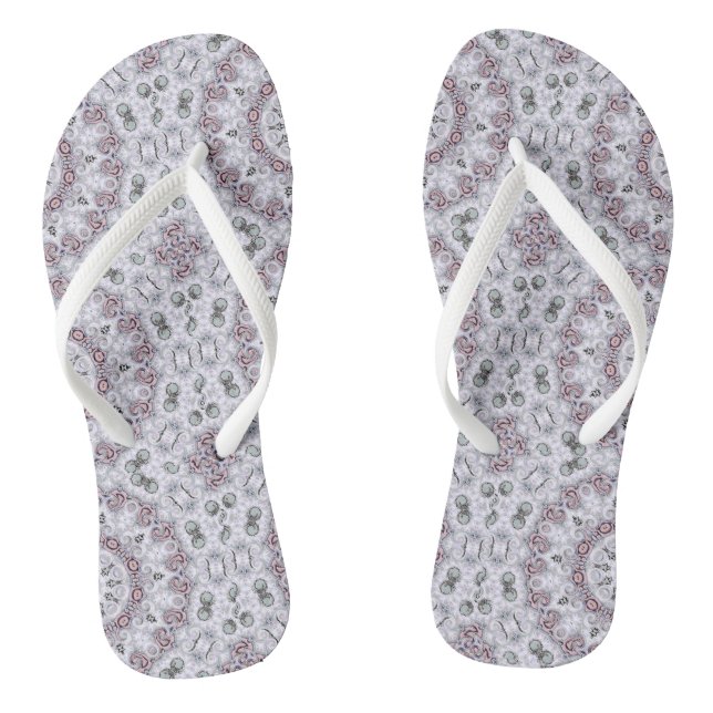 Fun with lavender flip flops (Footbed)