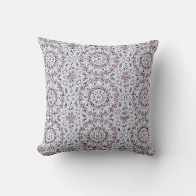 Fun with Lavender Throw Pillow (Front)