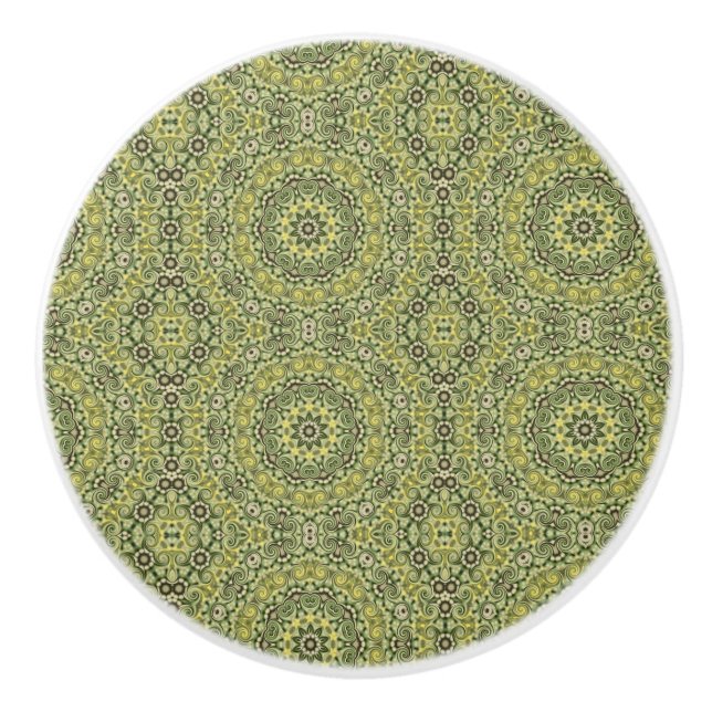 Fun with lime green ceramic knob (Front)