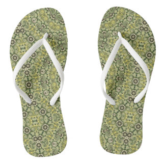 Fun with Lime green Flip Flops