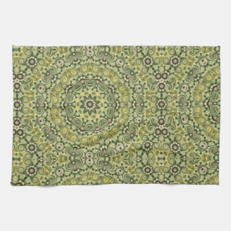 Fun with lime green kitchen towel