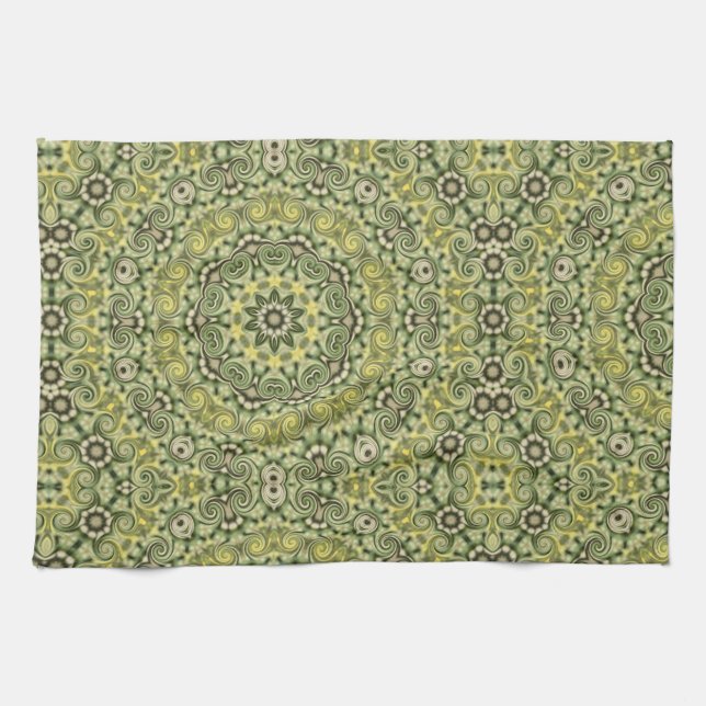 Fun with lime green kitchen towel (Horizontal)