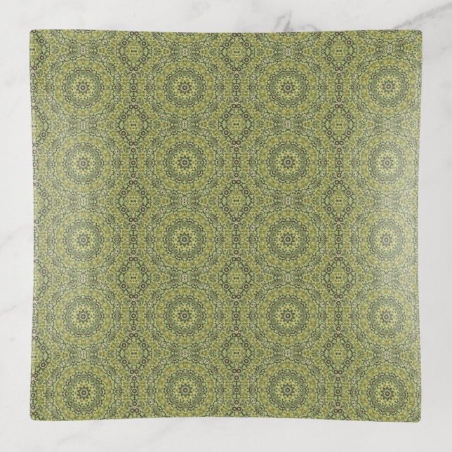 Fun with Lime green Trinket Tray (Front)