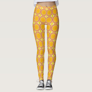 Fun with orange and red leggings