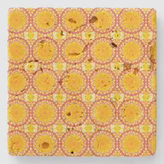 Fun with orange and red stone coaster