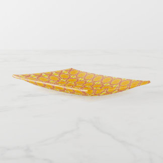 Fun with orange and red trinket tray