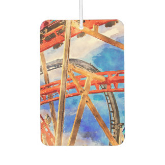 fun with roller coaster tote bag air freshener