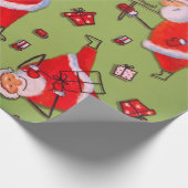Fun with Santa Wrapping Paper (Corner)