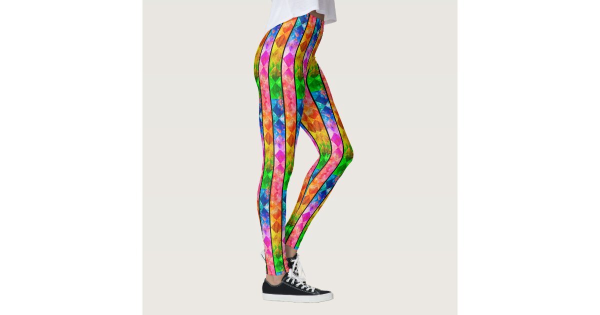 Beautiful rainbow and sea on your leggings, Zazzle