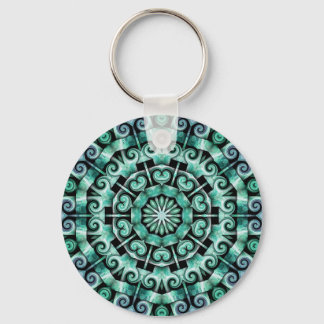 Fun with teal and black keychain