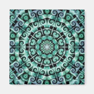 Fun with Teal and black Magnet