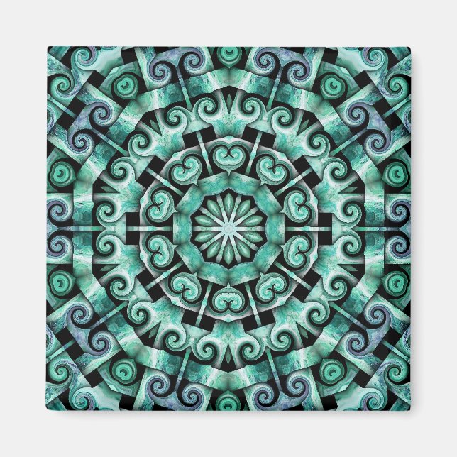 Fun with Teal and black Magnet (Front)