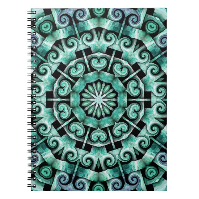 Fun with Teal and black Notebook (Front)