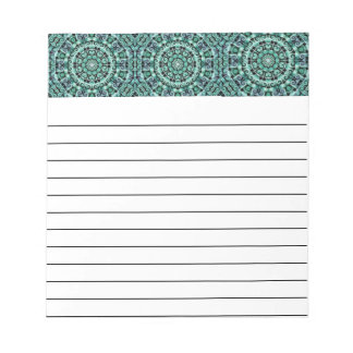 Fun with Teal and black Notepad