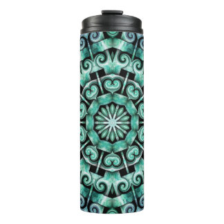 Fun with Teal and black Thermal Tumbler
