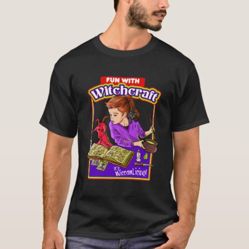 Fun With Witchcraft Is Wiccan_Licious Necronomicon T_Shirt