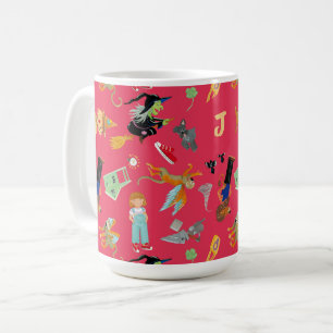 Fun Wizard of Oz on red children's design Coffee Mug