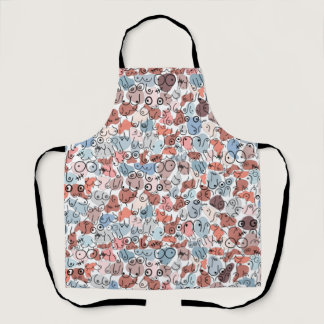 fun woman breastfeeding apron