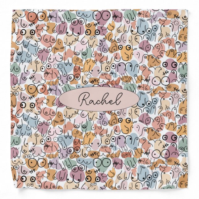 fun woman feminist bandana (Front)