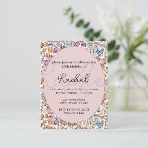 fun woman feminist postcard