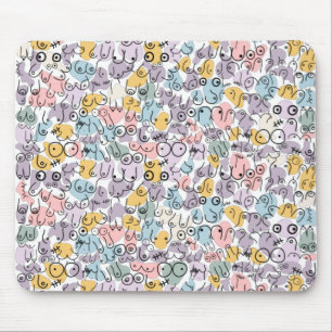 fun woman gift mouse pad