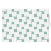 Fun Woven Squares Mint Green (Front Horizontal)