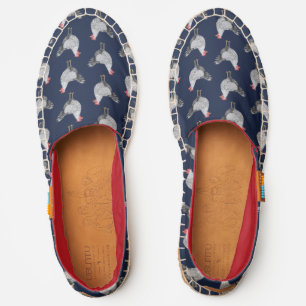 Fun Wyandotte Chicken Hen Pattern Espadrilles